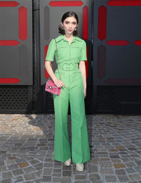 green gucci jumpsuit